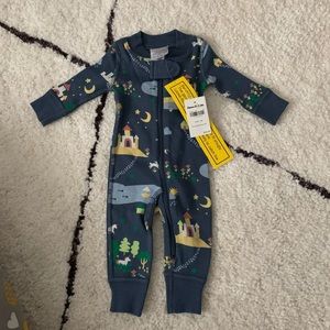 NWT Hanna Andersson sleeper zipup newborn